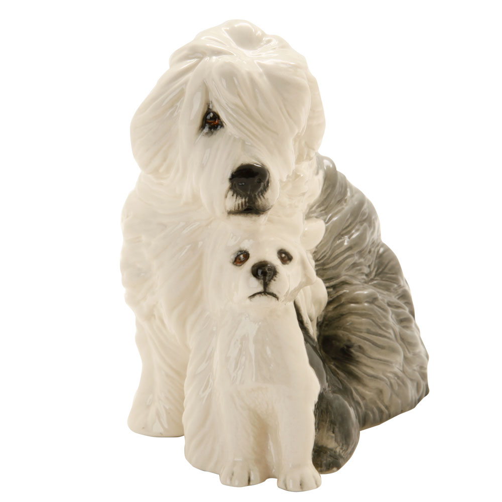 Sheepdog and Pup DA176 - Royal Doulton Dogs