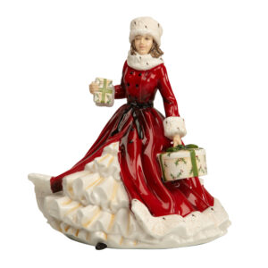 All Wrapped Up - All Red - English Ladies Company Figurine