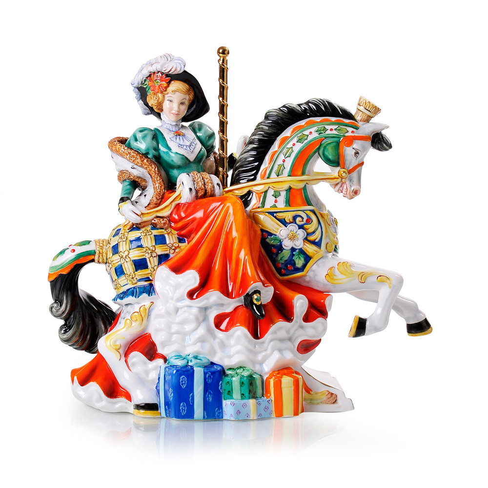 Christmas Carousel - Musical - English Ladies Company Figurine