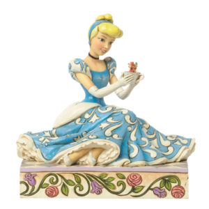 Cinderella with Jaq and Gus - "Caring and Courageous" - Jim Shore Figures