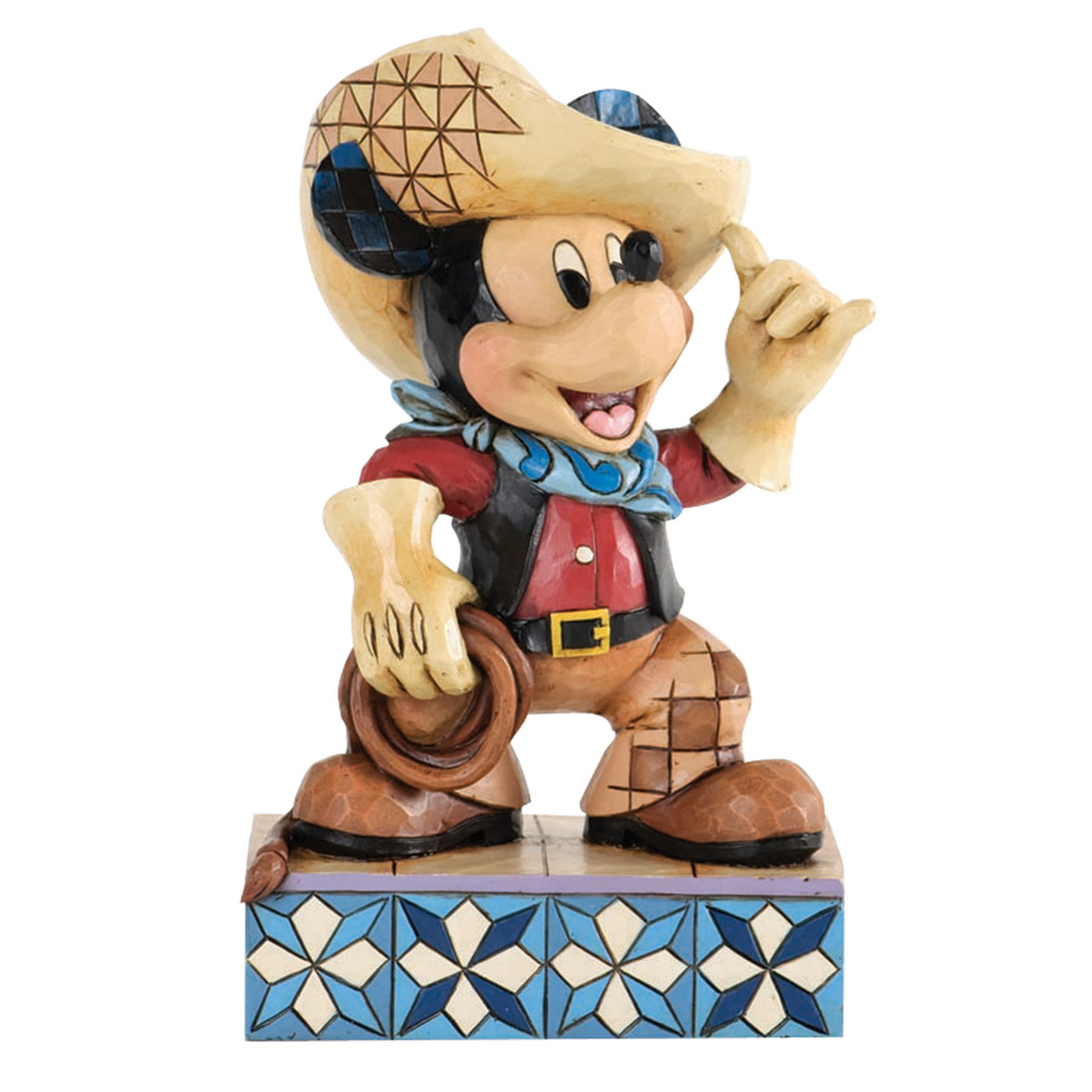 Cowboy Mickey Mouse - "Roundup Mickey" - Jim Shore Figures