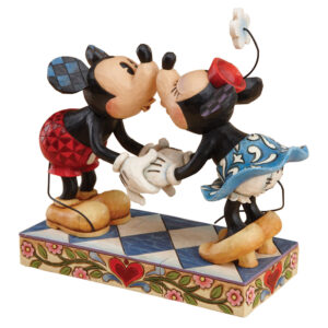 Mickey Kissing Minnie Mouse - "Smooch For My Sweetie" - Jim Shore Figures