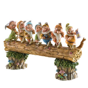 Seven Dwarfs on Log - "Homeward Bound" (Snow White) - Jim Shore Figures