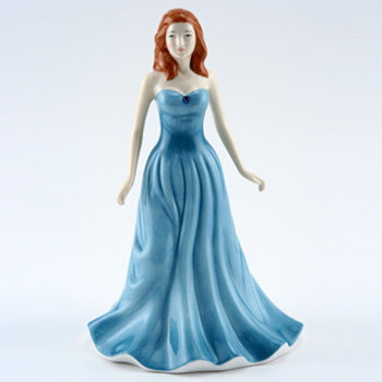 December HN4981 (Turquoise) - Royal Doulton Figurine