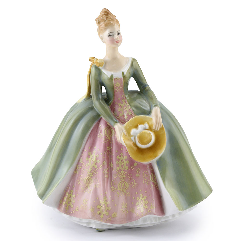 Lady with Yellow Ribbon PTP - Royal Doulton Figurine