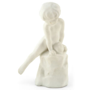 A Saucy Nymph (All White) - Royal Doulton Figurine