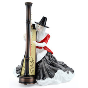 Welsh Lady Harpist HN4968 - Royal Doulton Figurine