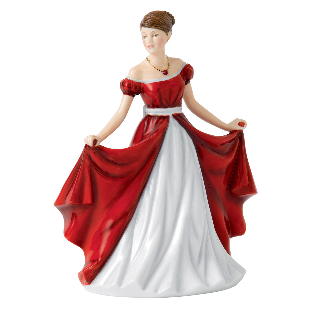 July Ruby HN5632 - Royal Doulton Figurine