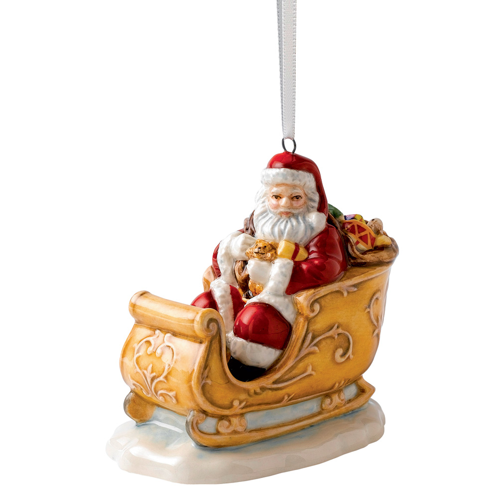 Santa in Sleigh HN5708 - Royal Doulton Ornament Figurine