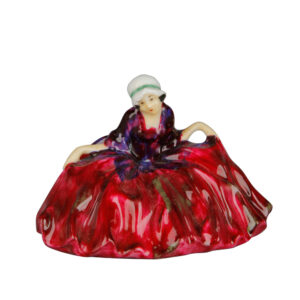 Polly Peachum - Unrecorded Color Variation - Red green and purple - Royal Doulton Figurine