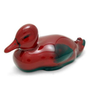 Small Duck Resting - Royal Doulton Flambe