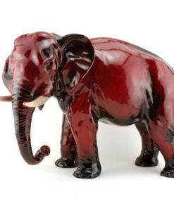 Elephant with Trunk Down HN1121 (Large) - Royal Doulton Flambe