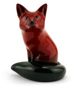 Fox Seated (Small, Style 2) - Royal Doulton Flambe