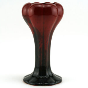 Sung Vase Fluted Body 7H - Royal Doulton Flambe