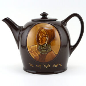 The Cup That Cheers Teapot - Royal Doulton Kingsware