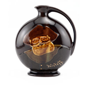 Falstaff Flask Circular - Royal Doulton Kingsware
