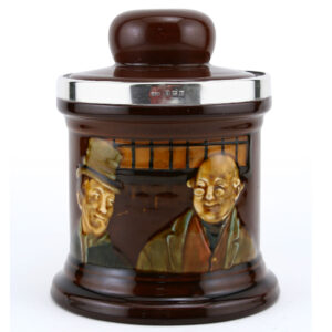 Mr Pickwick & Sam Weller Tobacco Jar - Royal Doulton Kingsware