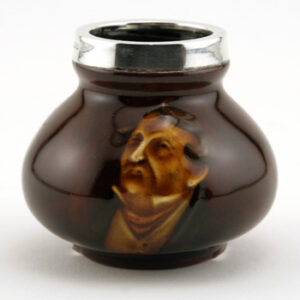 Pecksniff Vase (Silver Rim, Mini) - Royal Doulton Kingsware