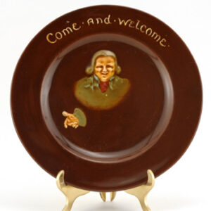 Plate Come and Welcome - Royal Doulton Kingsware