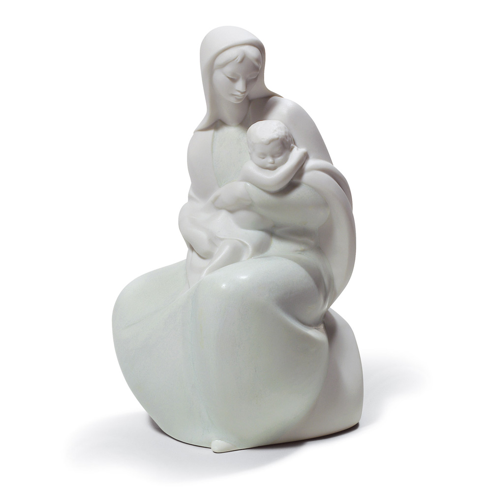 Blessed Mother With Jesus 01008587 - Lladro Figurine