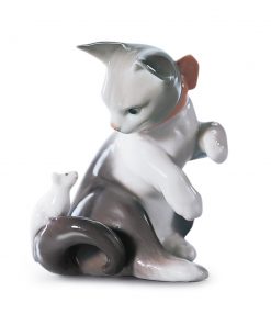 Cat and Mouse 01005236 - Lladro Figurine