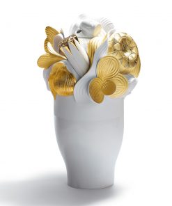 Large Vase (Golden) 01007903 - Lladro Vase