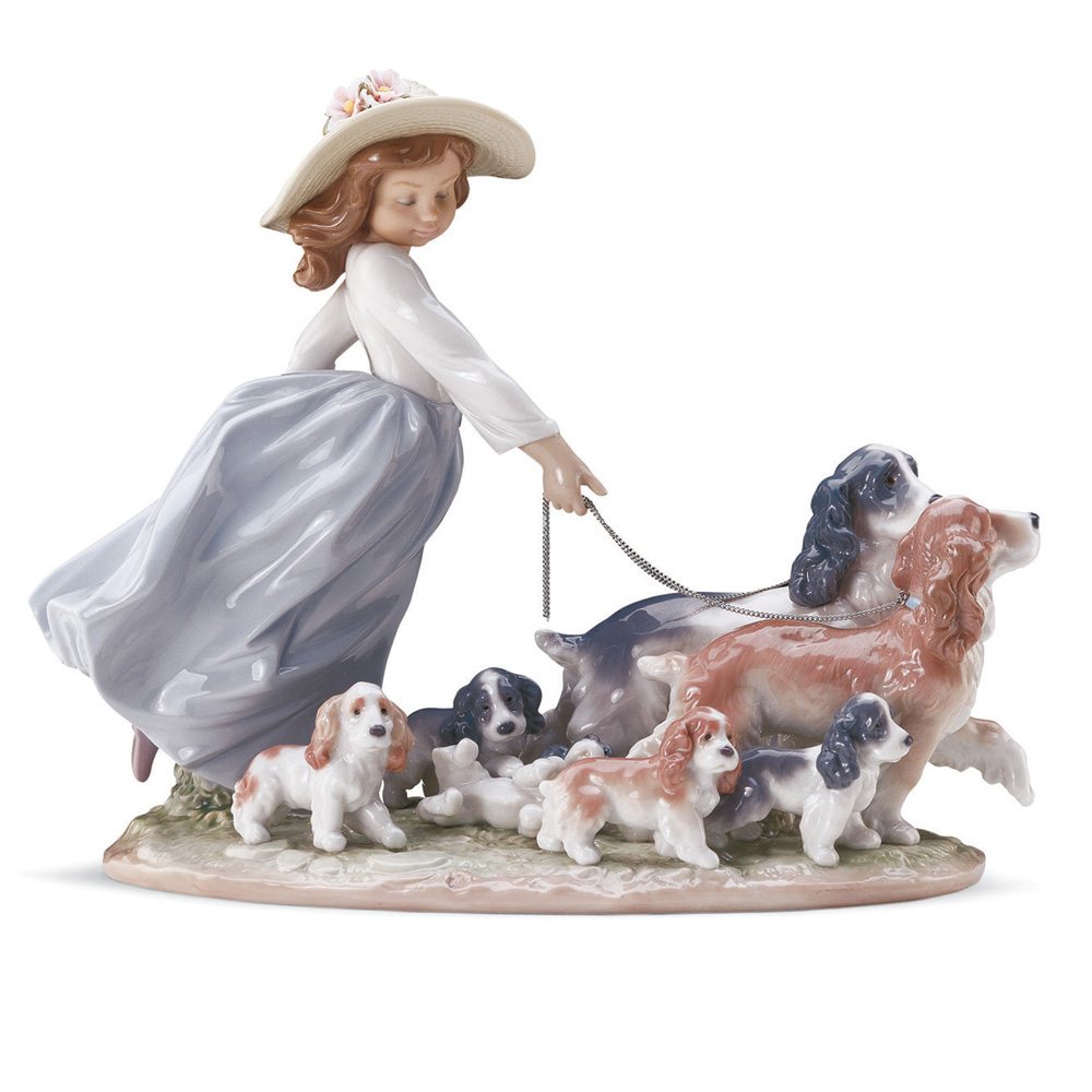 Puppy Parade 01006784 - Lladro Figurine