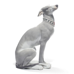 Attentive Greyhound 01008607 - Lladro Figurine