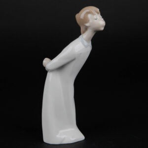 Boy Blowing 4869 - Lladro Figurine