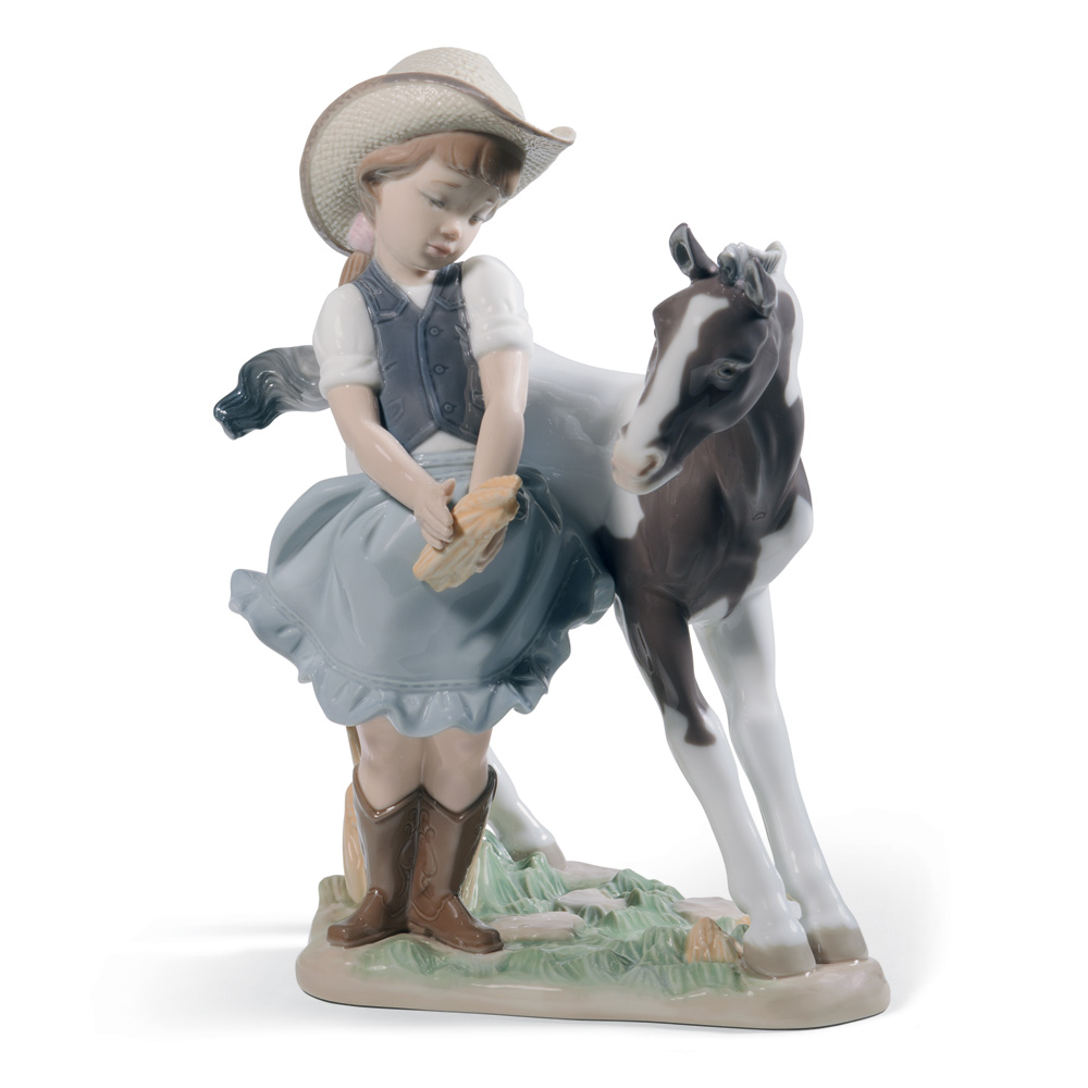 Cowgirl 01008636 - Lladro Figurine