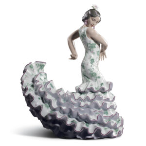 Flamenco Flare Green & Purple 01008766 - Lladro Figurine