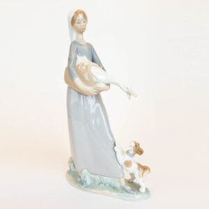 Girl with Goose and Dog 1004866 - Lladro Figurine