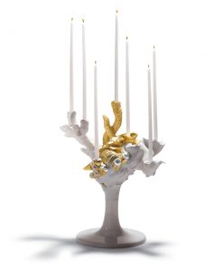 Multi Candleholder (Golden) 01007973 - Lladro Figurine