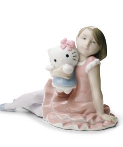 Playing with Hello Kitty - Nao Figurine