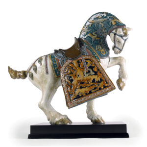 Oriental Horse (Glazed) 01001943 - Lladro Figurine