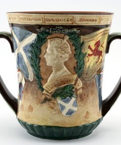 King George VI and Queen Elizabeth Coronation Loving Cup (Small) - Royal Doulton Loving Cup