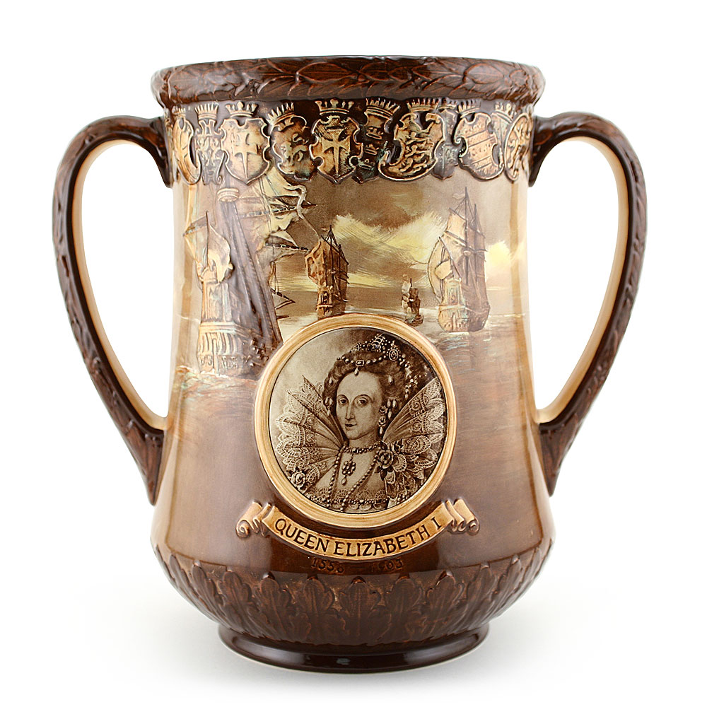 Queen Elizabeth II Coronation - Royal Doulton Loving Cup