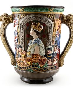 Queen Elizabeth II Silver Jubilee - Royal Doulton Loving Cup