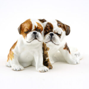 Bulldog Puppies RW3133 - Royal Worcester