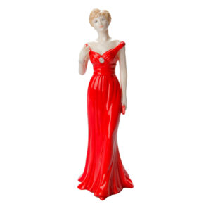 Diana, Princess of Wale (Red evening gown) - Royal Worcester Figurine