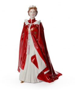 Queen Elizabeth II (80th Birthday Celebration) - Royal Worcester Figurine