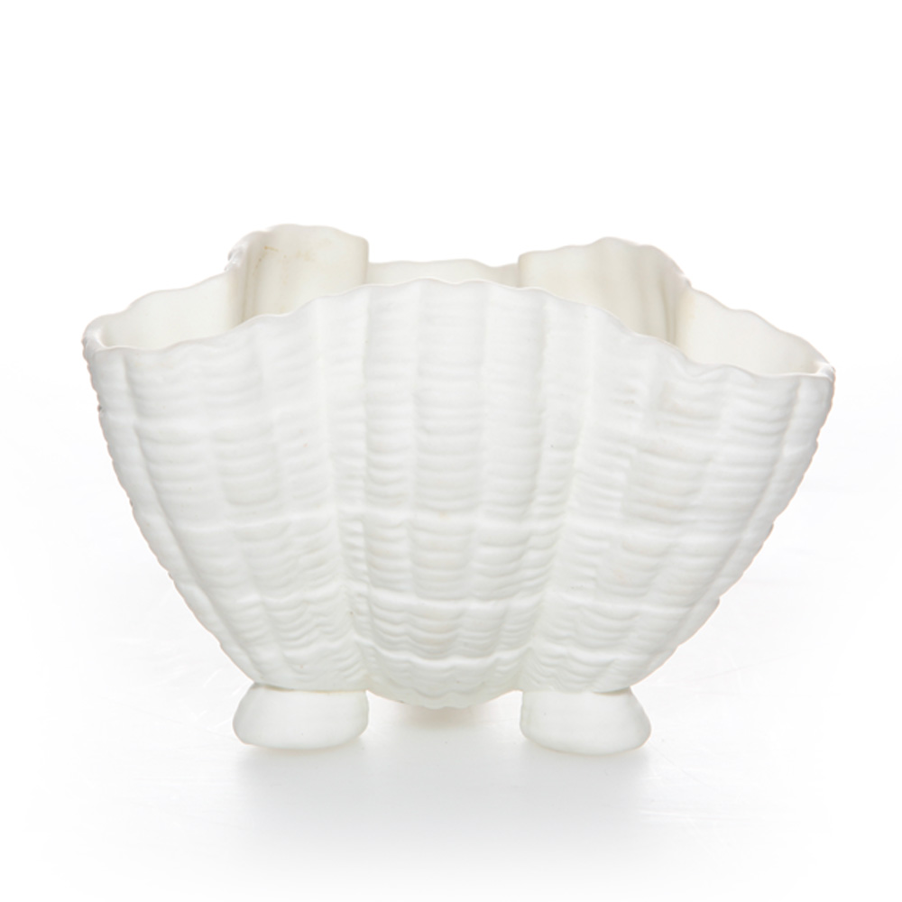 Shell Footed Bowl - Royal Worcester Decor