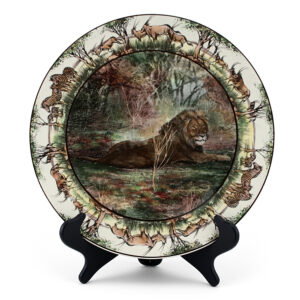 African Charger With Lions - Royal Doulton Seriesware