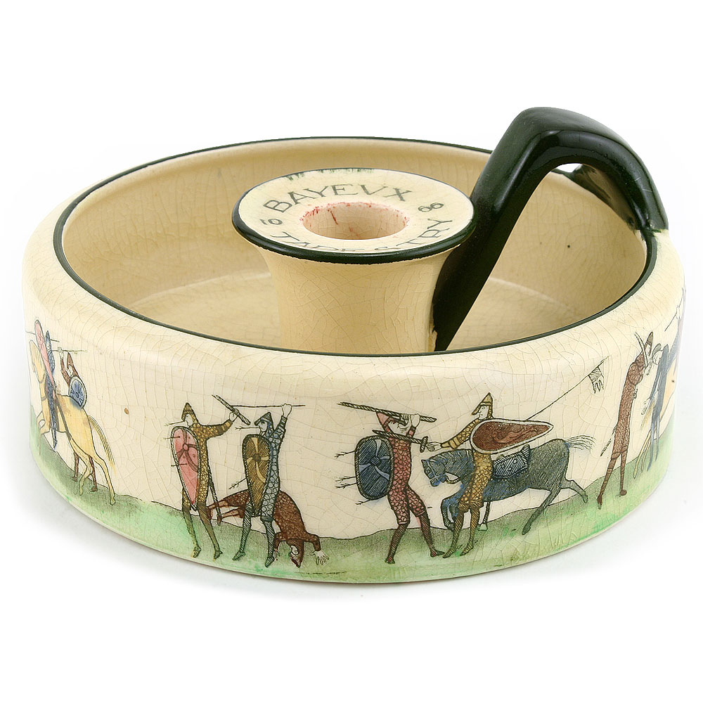 Bayeaux Tapestry Candle Holder - Royal Doulton Seriesware