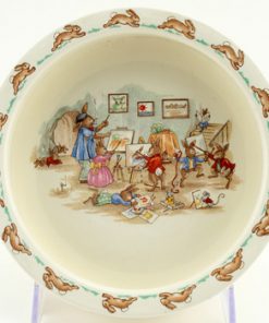 Bunnykins Oatmeal Bowl Art Class - Royal Doulton Seriesware