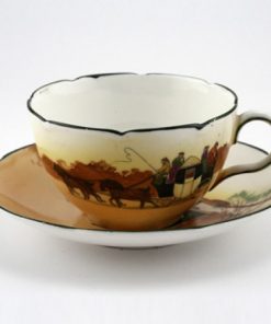 Coaching Cup And Saucer Set - Royal Doulton Seriesware