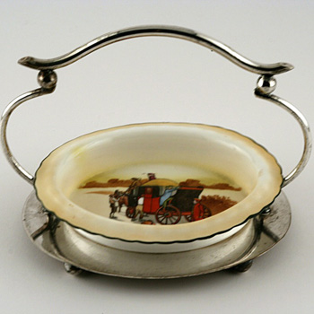 Coaching Oval Dish With Holder - Royal Doulton Seriesware