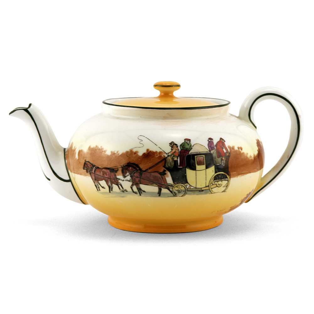 Coaching Teapot - Royal Doulton Seriesware