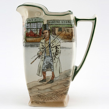 Dickens Barkis Sq Pitcher - Royal Doulton Seriesware
