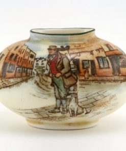 Bill Sykes Vase Oval - Royal Doulton Seriesware